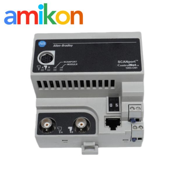 8 Pin Mini DIN Cable Allen Bradley 1203-CN1 ControlNet To SCANport Communication