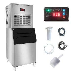 China 200KG 24h Snowflake Ice Block Machine Automatic Commercial Snow Ice Maker Machine for Household and Business Applications on sale