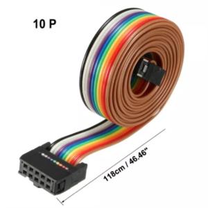 Quality 24-30AWG Electronics Wire Harness , Flat Ribbon Jumper Cable Rainbow Color for sale
