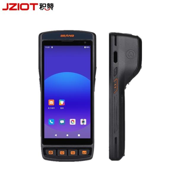 Buy Android 11 PDA Android Industrial Handheld Terminal Rugged Pda Built-In Printer Barcode Scanner at wholesale prices