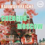 2 Weeks International Rail Freight Transport From Chengdu To Moscow