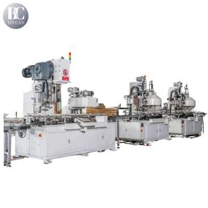 Quality 18L Square Cans Making Machine Fully Automatic 30CPM With PLC Control System for sale