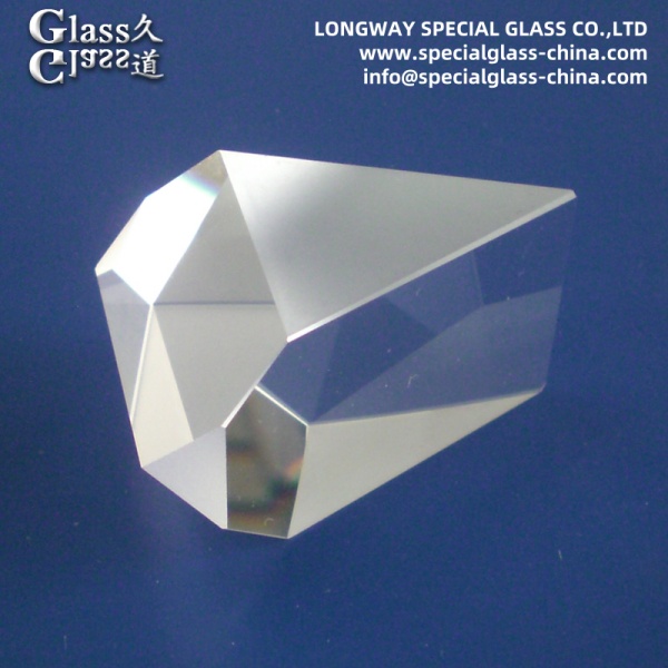Custom UV Fused Silica Optical Prism For Rainbow Generator Optical Interferometer