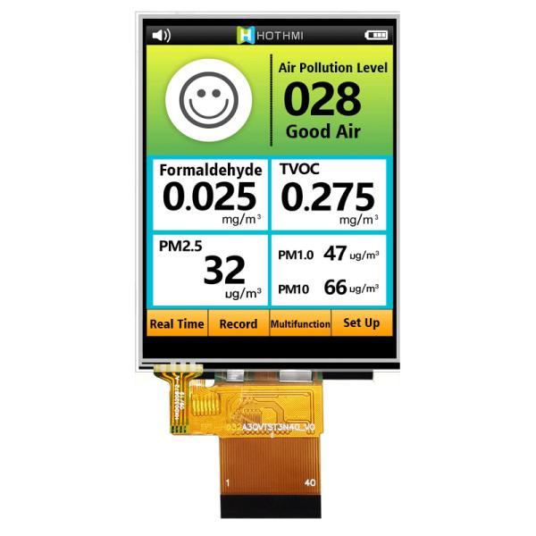 Buy 3.2" SPI TFT LCD Display Module 240x320 ST7789V Resistive Touchscreen TFT-H032A3QVTST3R40 at wholesale prices