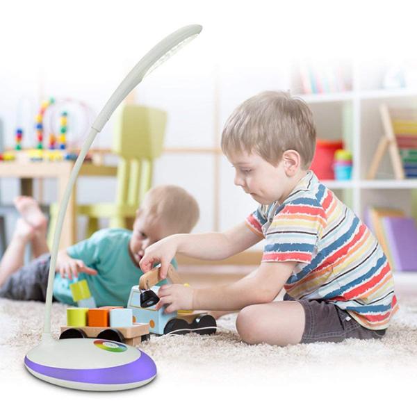 Touch Control Eye Protection RGB LED Desk Lamp with Colorful Night Light
