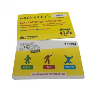 China Contactless RFID Smart Card 13.56Mhz With EV1 2K Chip For E Payment Access Control on sale