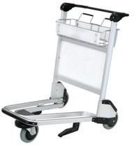 Portable 3 Wheels Smart Cart Airport , Luggage Cart Trolley For Hotel Staff, Airport Luggage Trolley