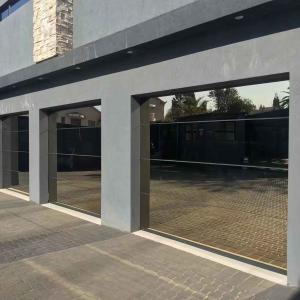 Quality Sectional Electric Garage Doors Full View Aluminum Glass Garage Doors Sample Available for sale