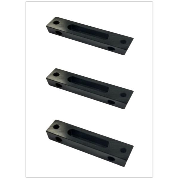 Anodized Oxide Black CNC milling customized precision aluminum parts