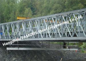 Quality Multi - Span Single Lane Steel Bailey Bridges Structural Formwork Truss Construction for sale
