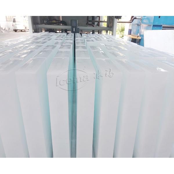 2000 KG TECUMSEH Compressor 15 Ton Container Block Ice Machine with Mobile Plant