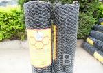 Rolled Galvanized Iron Chicken Wire Mesh Hexagonal Shape For Highway Guardrail
