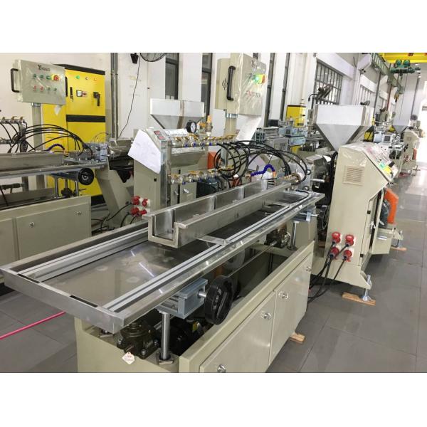 50mm Screw PP HIPS Sizer Extrusion Line , PP PS Profile Extrusion Machine