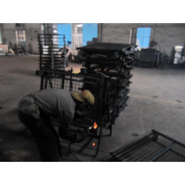 Powder Coated Collapsible Wire Container Rust Resistant Long Life Span