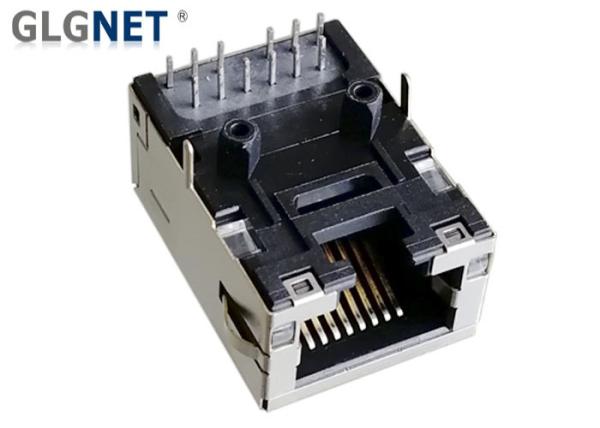 Buy High Speed Rj45 Through Hole Connector Single Port Side Entry With Light Pipe at wholesale prices