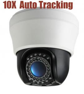 Quality Sony CCD 700TVL Auto Tracking 30m IR Mini High Speed PTZ Dome Security Camera for sale