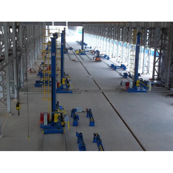 Auto PU Wheel Pipe Welding Rotator VFD Control With Motorized Bogie CE ISO