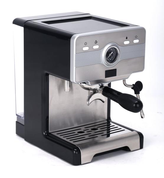 Buy Easy Control Espresso Machine Large Capacity Espresso Maker Black Or Silver Color 100cups PP And Stainless Steel Body at wholesale prices