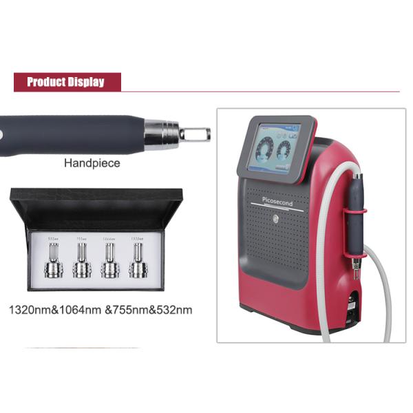 Portable Pico Second Laser Tatoo Remover Q Switch Nd Yag Picosecond Tattoo Removal Machine