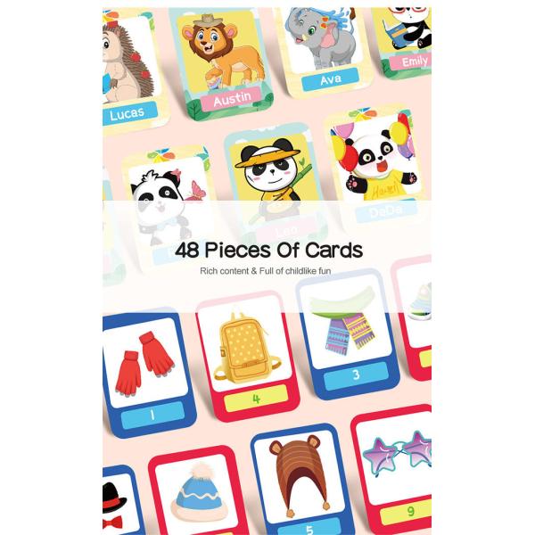 Brain Tease 2-Players Board Game for Preschoolers Toddlers Logical Thinking Training