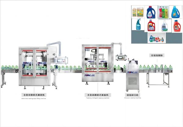 Buy Capping And Labeling Detergent Filling Machine 1L-3L 1500BPH at wholesale prices
