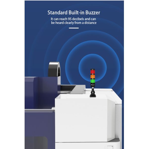 ABS 24v Dc Multi Layer Machine Status Indicator Lights For Cnc Machine Tools