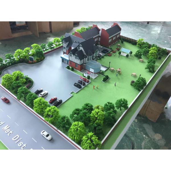 Commercial Miniature Architectural Models Cad / 3D Max Drawing Custom Scale