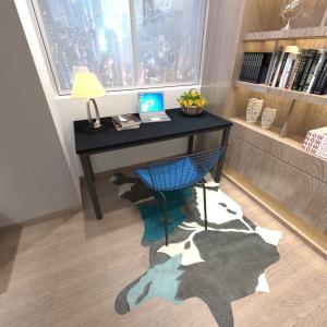 Multi function Rectangular Home Office Computer Table 29.5inch height  39.24lbs