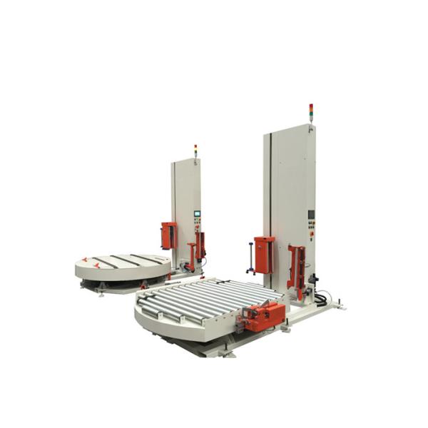 Electric Driven Skid Wrapping Machine , Auto Pallet Wrapper With Intelligent