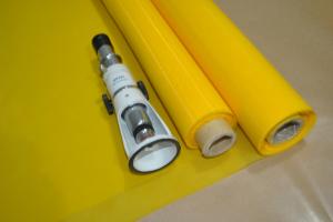Quality Plain Weave Screen Printing On Polyester Fabric / 110 Monofilament Polyester Mesh for sale