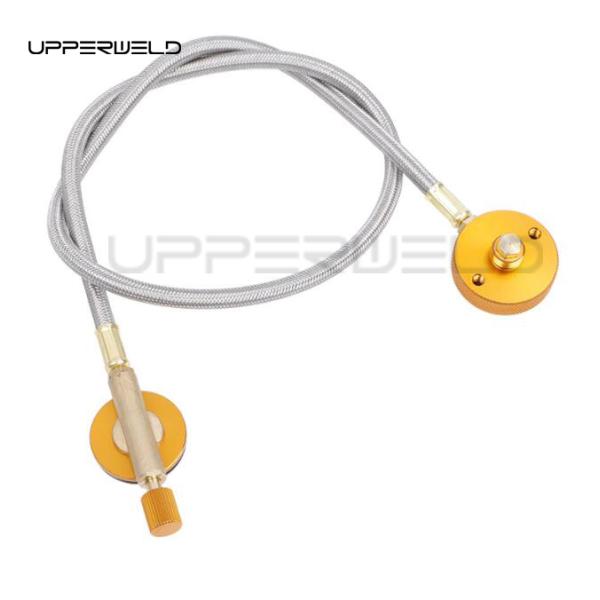 1m Gas Stove Base Control Valve Propane Butane Refill Adapter Cartridge Tank Connector