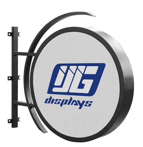 Wireless / Wire Control Circular LED Screen Outdoor Full Color Double - Sided