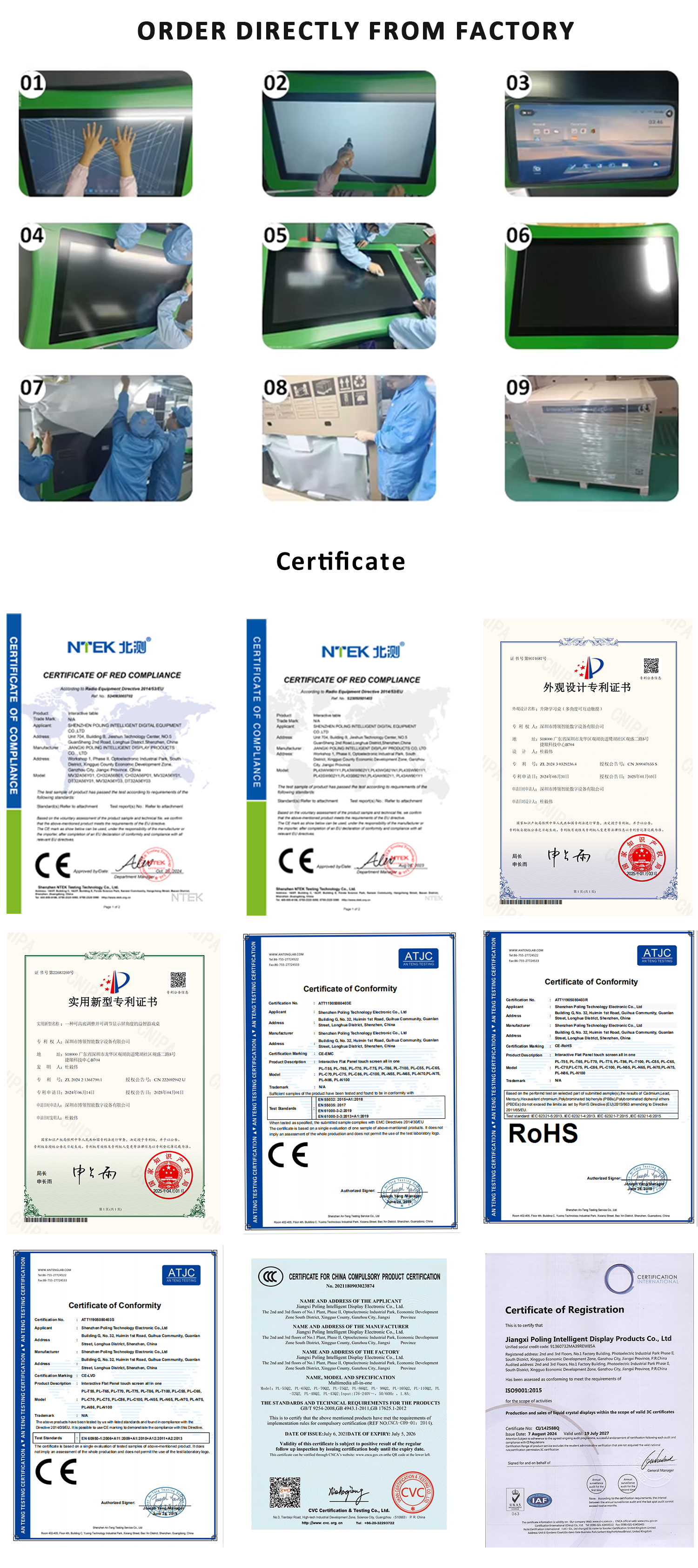 Digital Kids Games Interactive Touch Table Wall Toy 32"