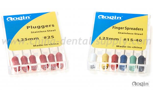 Buy 25mm Hand Dental Pluggers , Endo Stainless Steel Finger Spreaders at wholesale prices