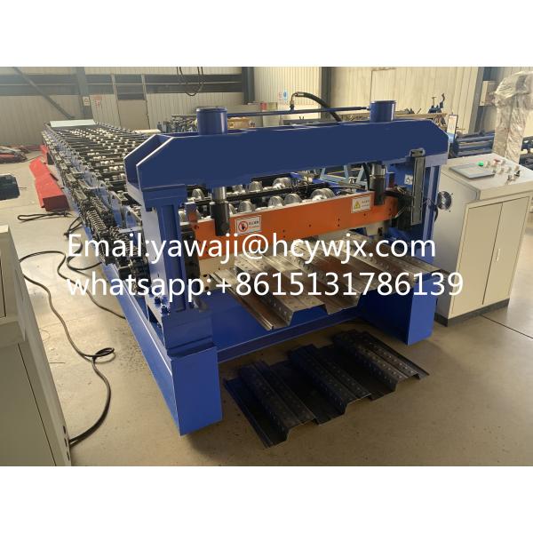 Fully Automatic PLC Controlled Ribbed Floor Deck Roll Forming Machine