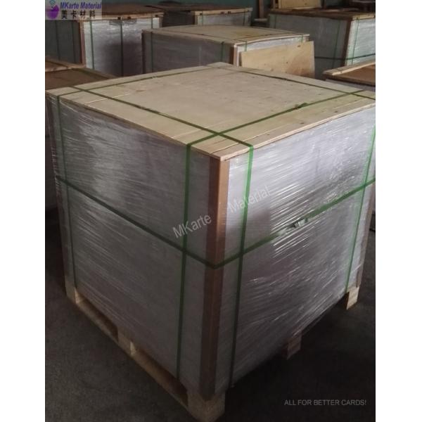 Milk White A3 0.76mm Offset Printing PVC Core Sheet