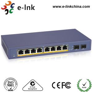 China 8 Port Gigabit Ethernet POE Network Switch For Ip Cameras 15.4W Output on sale
