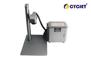 China Portable Handheld Laser Marking Machine For QR Code Engraving On Truck Tires on sale