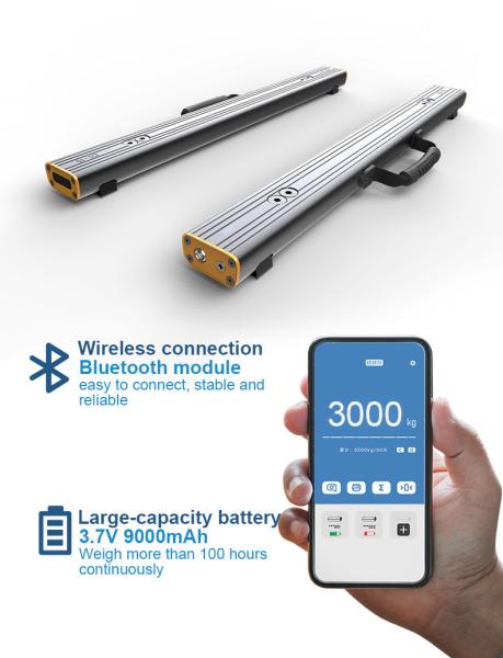 Buy Electronic  Portable Pallet Beam Scale 4500kg APP Control  Industrial at wholesale prices