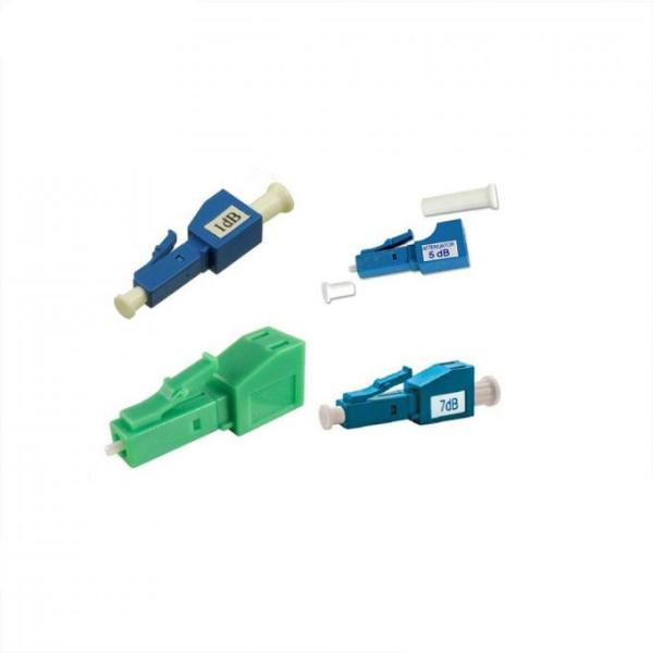 Plug Type 15dB Fiber Optic Attenuator LC APC Singlemode Attenuator