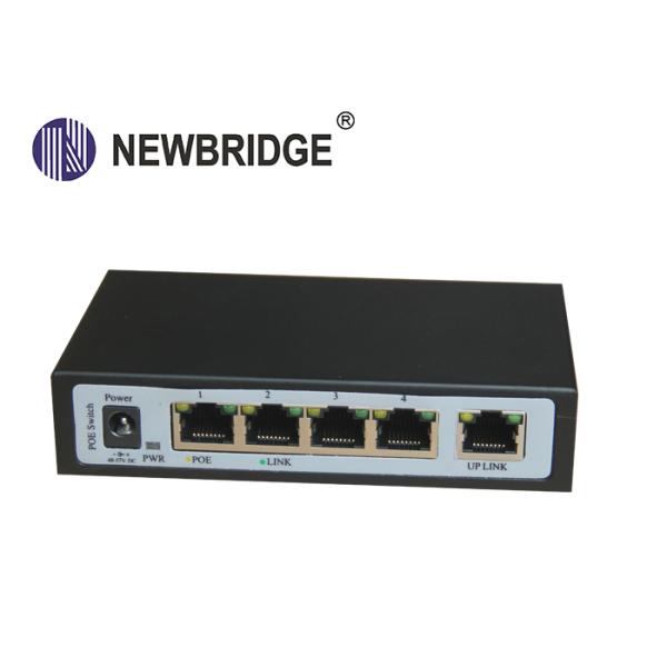 100M 4 Port + 1 RJ45 Port PoE Ethernet Switch for IP camera solution