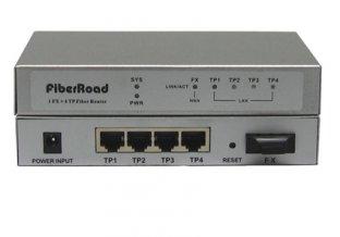 1 Port FX 4 Port TX Ethernet Fiber Optic Switches Router 200Mhz CPU TCP/ IP