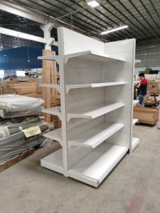 Quality Flat Panel Gondola Shelf Rack Supermarket Shelves Display Rack for sale