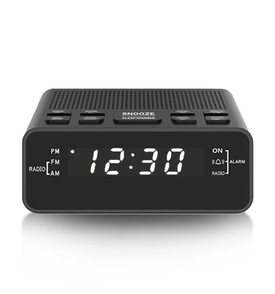 Buy Digital Portable Clock Radio USB Rechargeable With Snooze Alarm Functions at wholesale prices