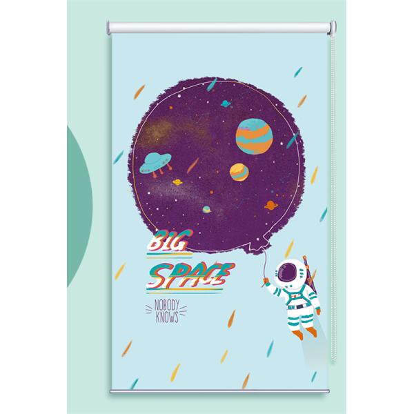 Kitchen roller blinds exterior installation semi blackout roller blind customized printing acceptable