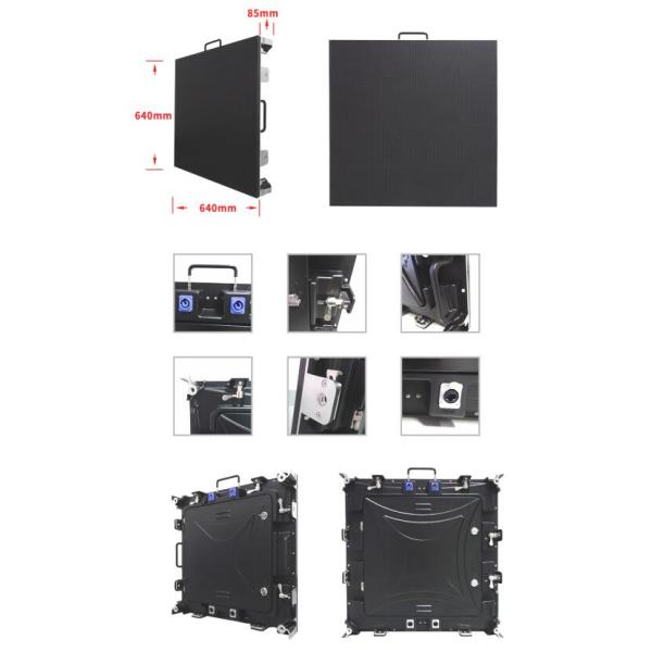 640*640mm P5 Outdoor Led Screen , High Brightness Led Display IP 65 Level