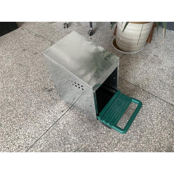 Laying Nesting Box Lifestyle Module 1 place Galvanized Steel with Plastic Egg Bottom Nest Box Green