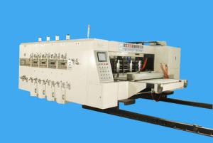 Quality Adjustable Carton Making Machine With Remote Computer Diagnosis System , Stacker for sale