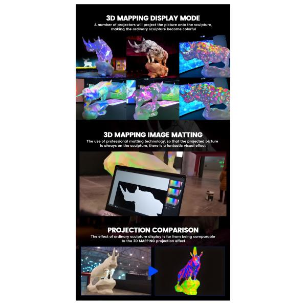 Immersive Projection 3d Mapping Digital Art Holographic Video Ar Animation Artworks