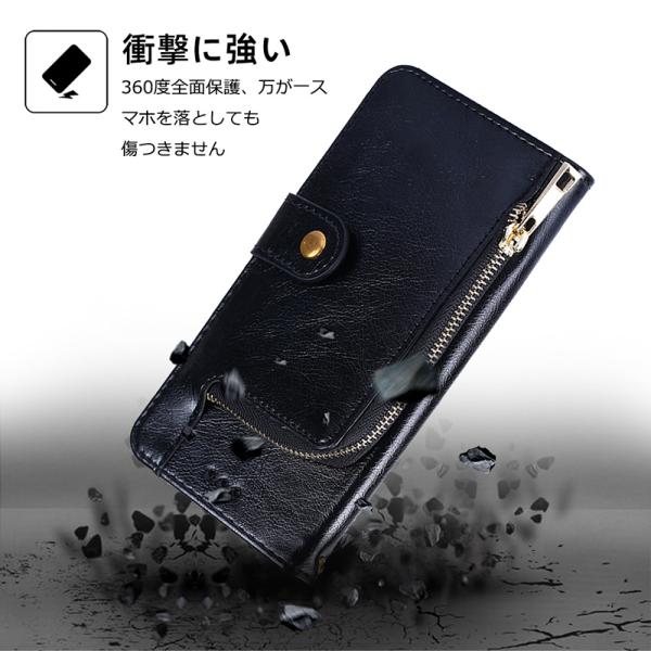 Multifunction Leather Shockproof Anti-fall Wallet Case for Aquos Sense 6S 7 Plus SHG05 R5G